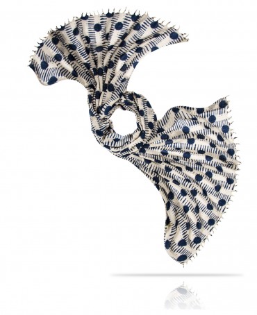 Палантин Женский W40-POINTS/BLEU